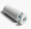 Tope con arandela 40mm Blanco