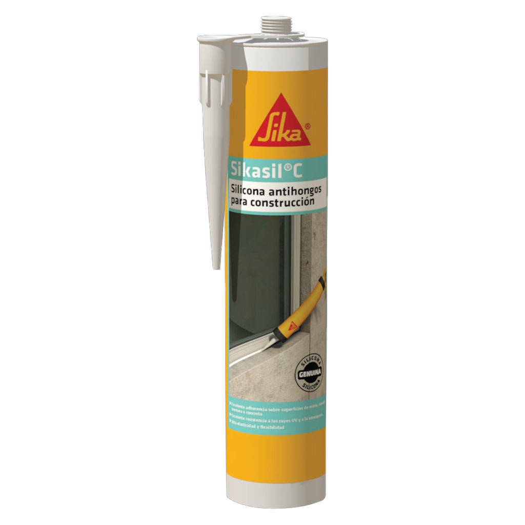 Silicona Sika Sikasil C Silic Blanca 300c