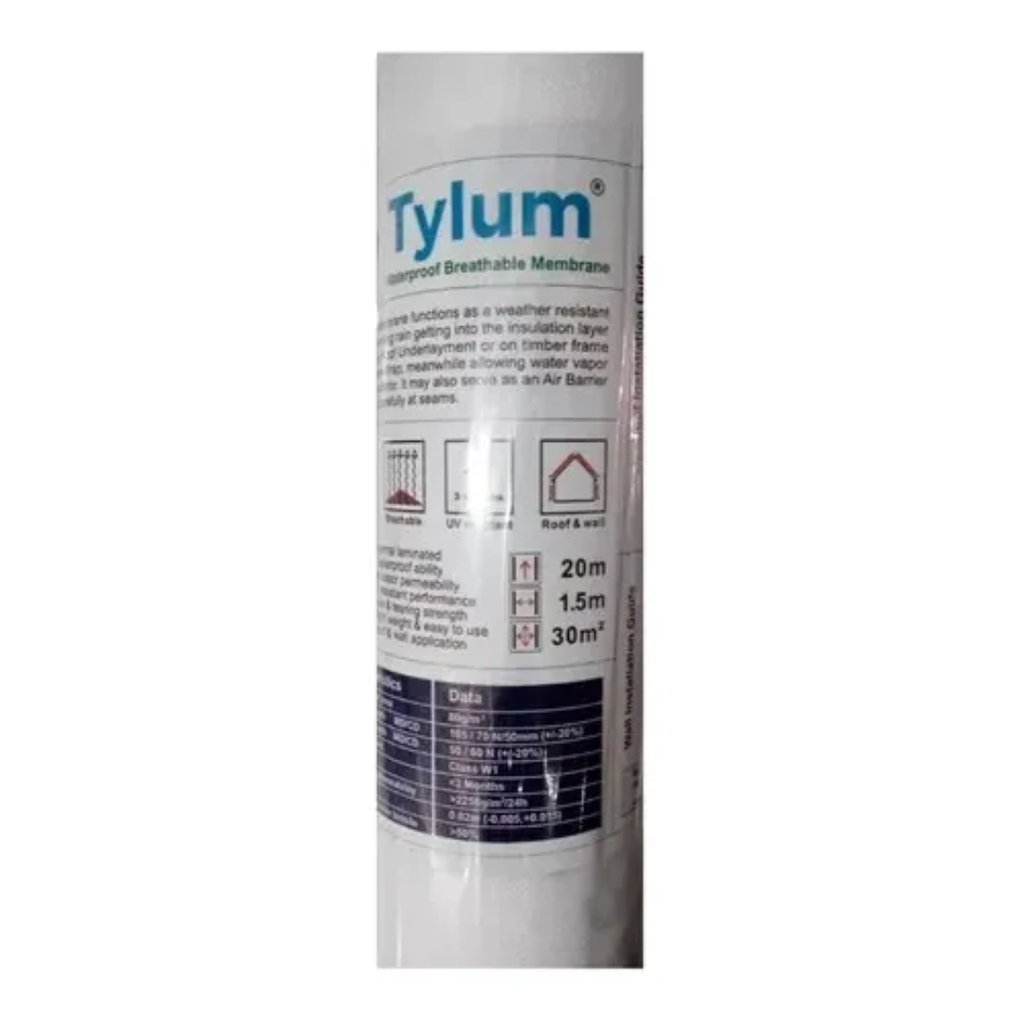 Papel TYLUM 30 m2 1,5 x 20 mt 30m2 Techo-Pared