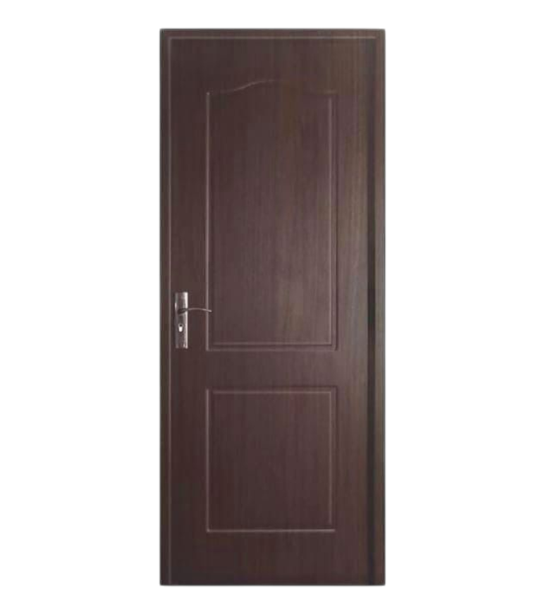 Puerta MDF+Film PVC+Contramarco Colonial Marron Derecha