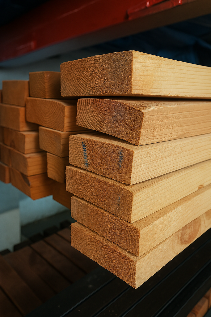 Tirante 38mm x 100mm x 4,8m - Pino Amarillo Finlandes UPM