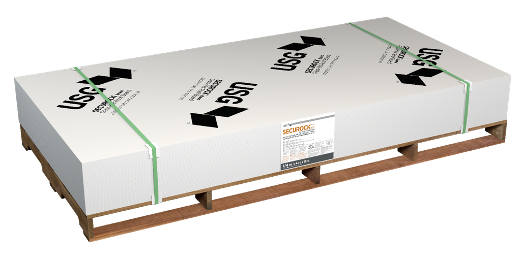 Placa Securock Roof Board Cement USG Techos 1,22m x 2,44m x 15,9mm