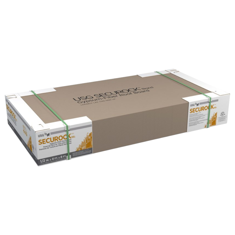 Placa Securock Roof Board USG Techos 1,22m x 2,44m x 9,5mm