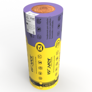 Lana de Vidrio ISOVER 89mm R11 - 1,2m x 12m - 14,4 m2