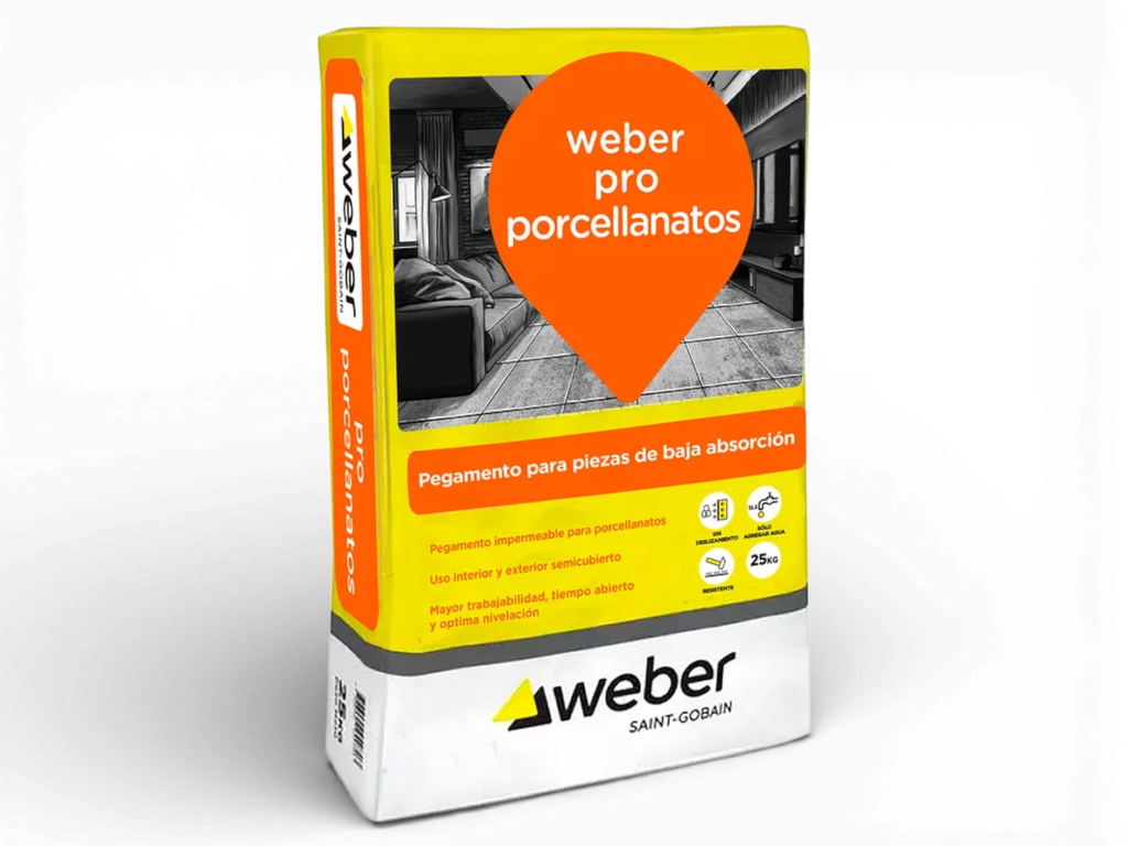 Weber Porcelanato Impermeable - 25kg