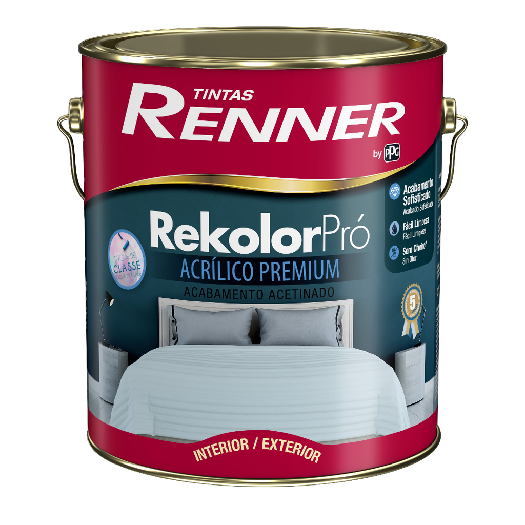 Rekolor Pro Acetinado - Base Pastel RV1590. 3,2L