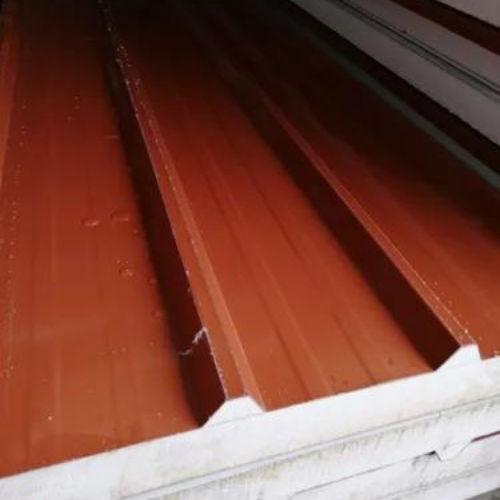 Iso-Panel Techo Trapezoidal 50mm/85mm Terracota - Cal25 - 95