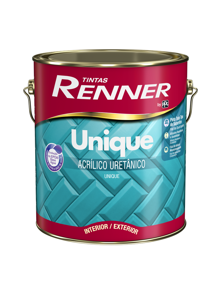 Unique Blanco Base Pastel Brillante 3.6L Al Agua