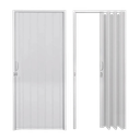 Puerta PVC Plegable Plasbil Blanca - 2,1m x 1,2m