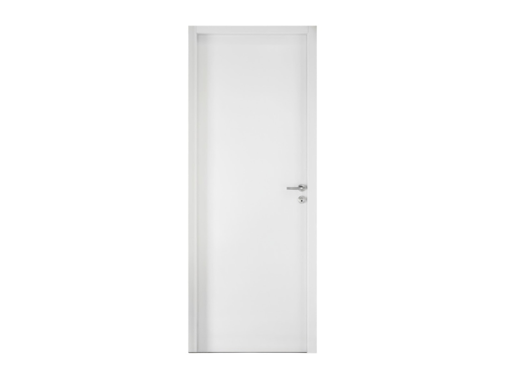 Puerta MDF Interior Oblak Practika Blanca 75 x 2.035m x 100mm Izquierda