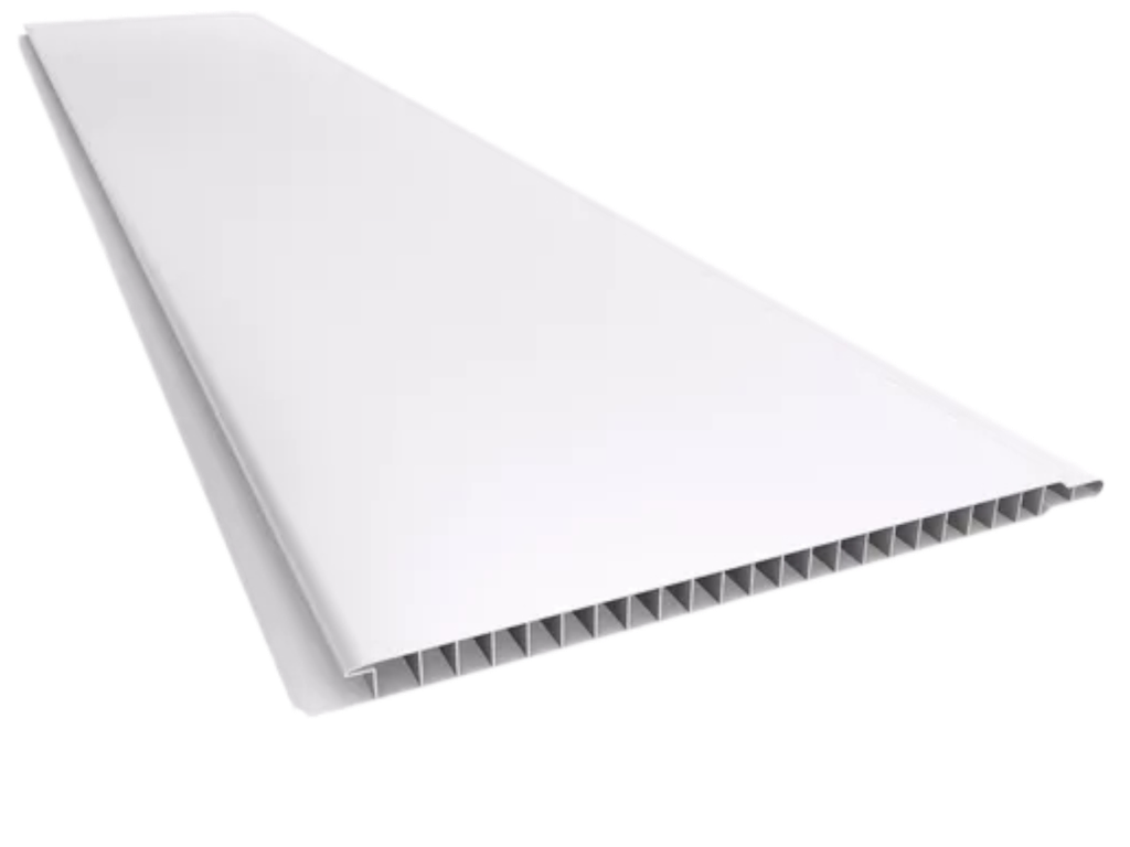 PVC Cielo Raso Blanco Liso - Plasbil 10mm x 20cm x 4m