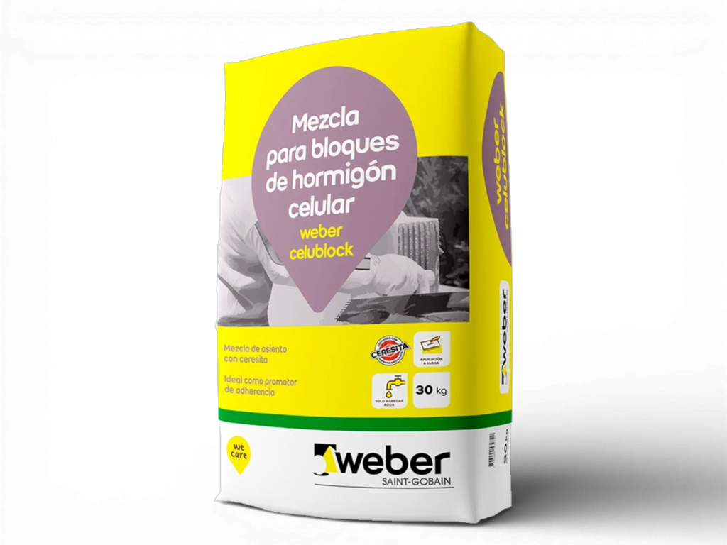 Weber Celublock - Bloque Celular 30 Kg