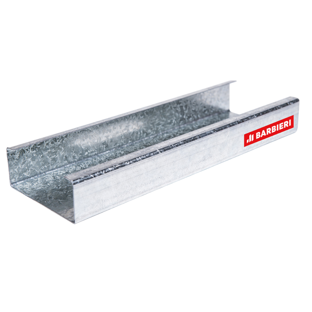 Montante 35mm Cal 24 - 0.52mm x 2.6m Drywall Barbieri