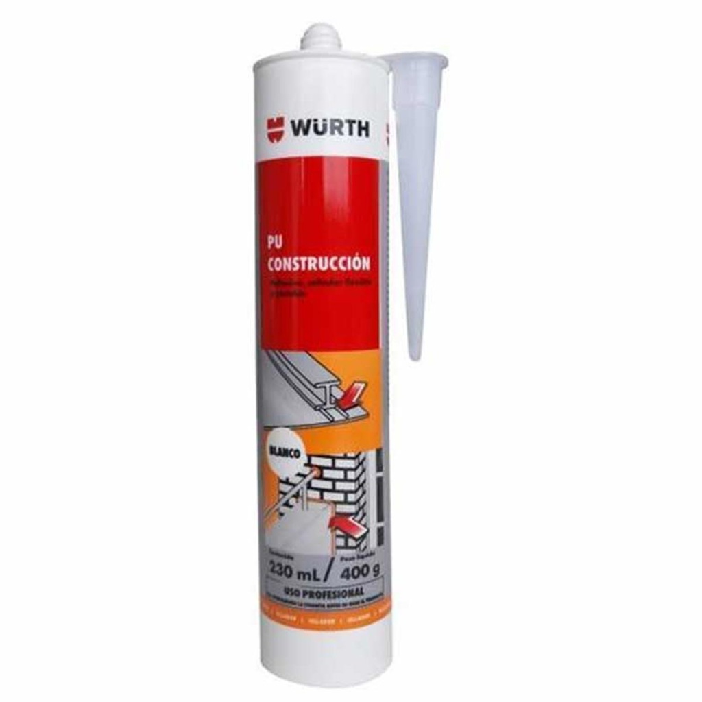 PU Construccion Blanco 400 g - WURTH