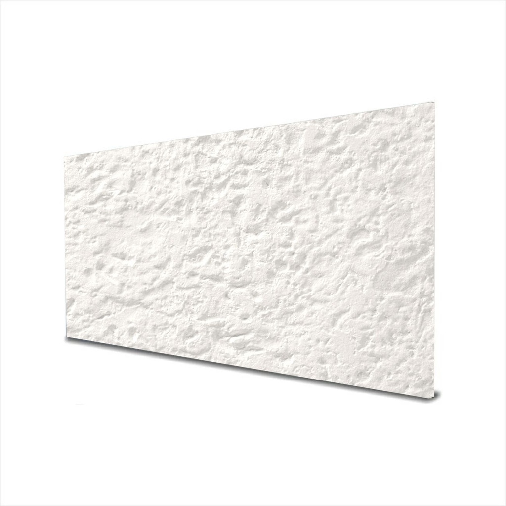 Placa Yeso Decorativa Cuarzo - 30cm x 60cm - 1,44m2 x Caja