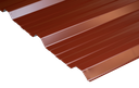 Chapa Trapezoidal Prepintada Terracota - Cal 26 Util 1m