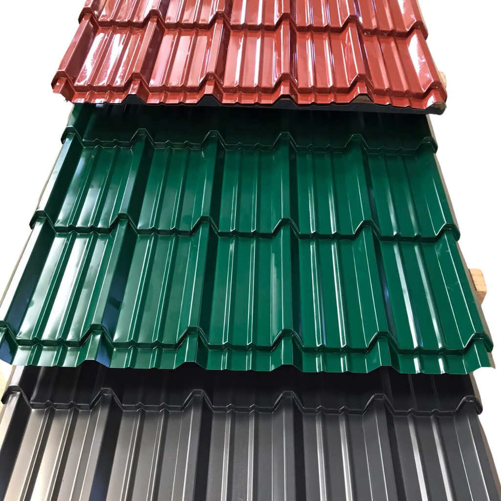 Chapa Trapezoidal Prepintada Verde - Cal 26 Util 1m