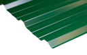 Chapa Trapezoidal Prepintada Verde - Cal 26 Util 1m