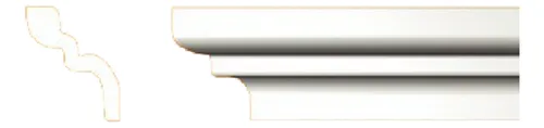 Moldura Perimetral BE-35 Deco 28 x 34 x 2m