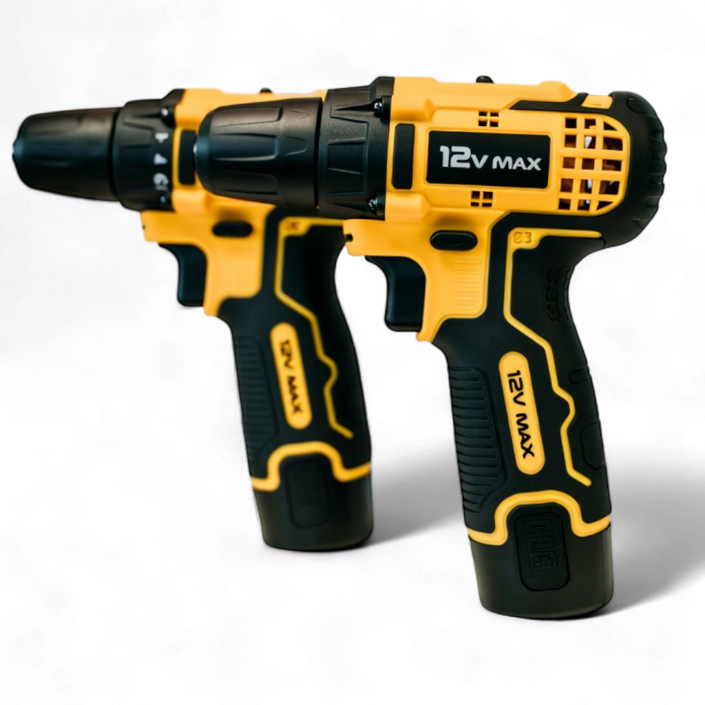 Kit 2 Atornilladores Inalambricos 12V 1350 RPM / Cargador -