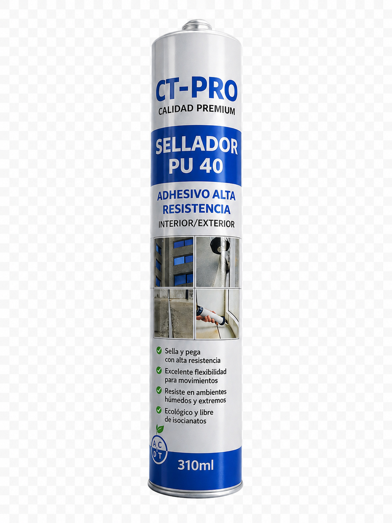 Sellador PU 40 Flexible Interior Exterior CT-PRO 310ml