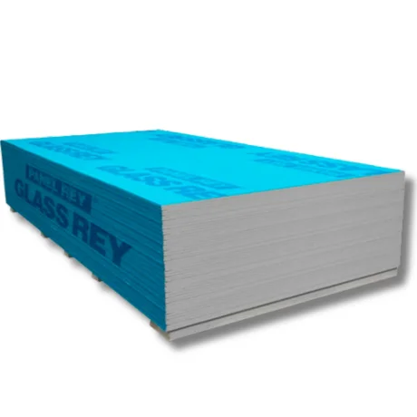 PLACA YESO EXTERIORES GLASS REY 12,7mm - 1.22 X 2.44