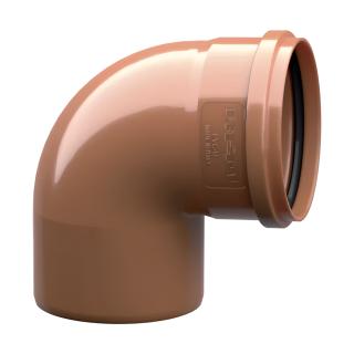 Codo PVC 200mm 90° x 3.2mm Macho/Hembra Nicoll 9021121