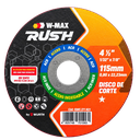 Disco de Corte Inox. W-Max Rush115 x 1.0 x 22 - 4"
