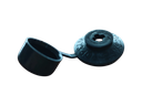 Tapa Plástica PVC para Tornillo Autoperforante – Negro 8 mm