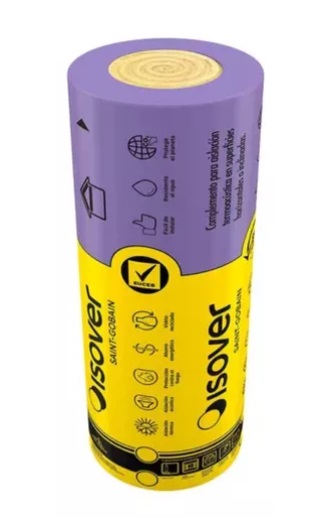 Lana de Vidrio ISOVER 50mm 1.2m x 18m x 21.6 m2