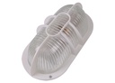 Tortuga Oval Plastica Difusor Vidrio Negra / Blanca (1953) 
