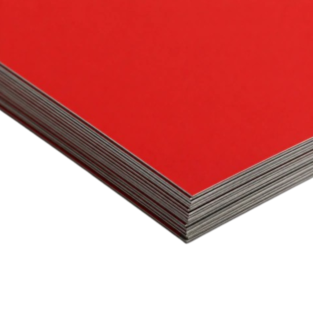 Chapa Lisa Roja 1,2m x 2,5m - 0,5mm
