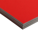 Chapa Lisa Roja 1,2m x 2,5m - 0,5mm