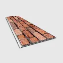 PVC Cielo Raso Laminado Piedra 8mm - 3m x 30cm - Unidad