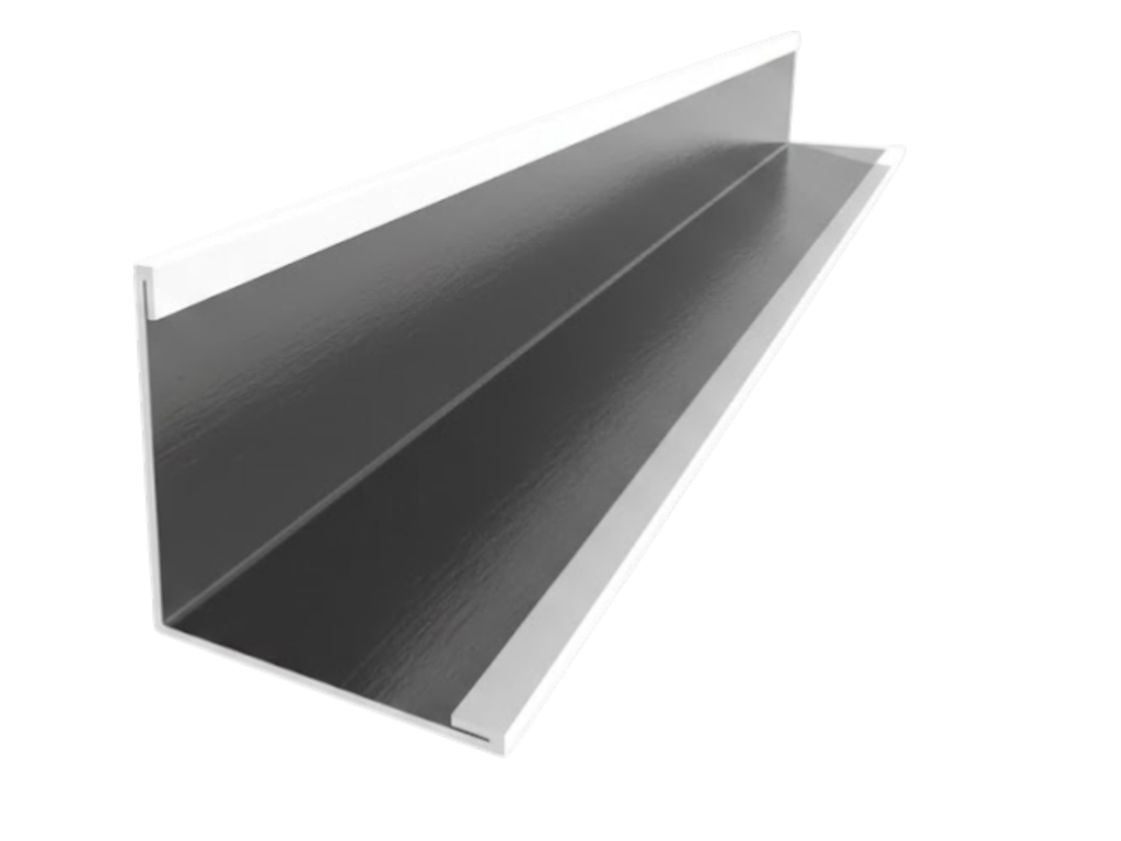 Angulo Iso-Panel Blanco - 100 x 100 x 3m - Babeta Exterior