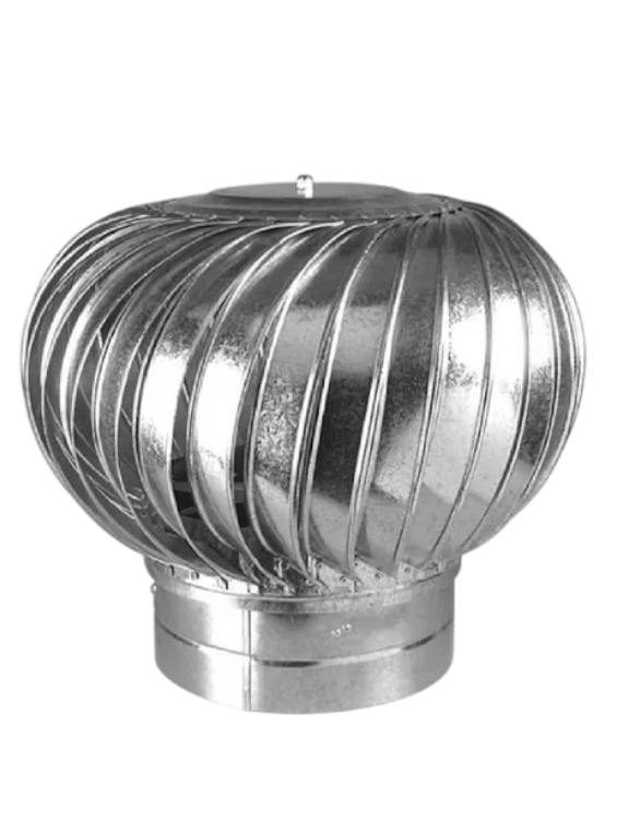 Extractor Eolico - Chapa Aluminizada - 60 cm