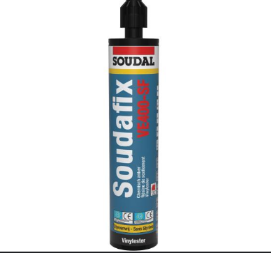 Anclaje quimico Soudafix VE400-SF de SOUDAL - 280 ml