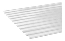Policarbonato Ondulado Opal Ancho Util 1,16m x 4,5m x 0,8mm
