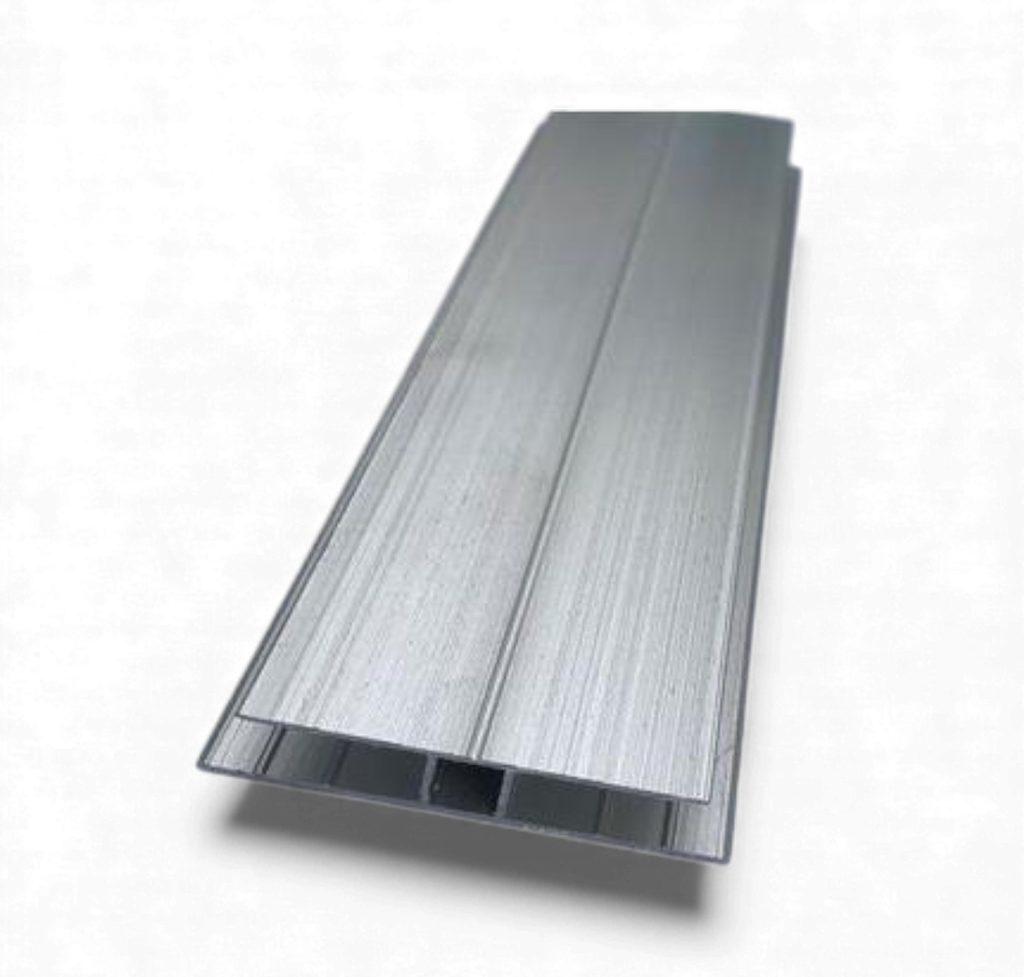 Policarbonato - Planchuela H - 5,8m - ALUMINIO - 10mm