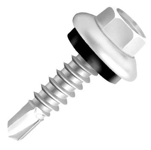 Tornillo PM Hexagonal C/Junta Goma 5.5 x 3/4'' - Z1234