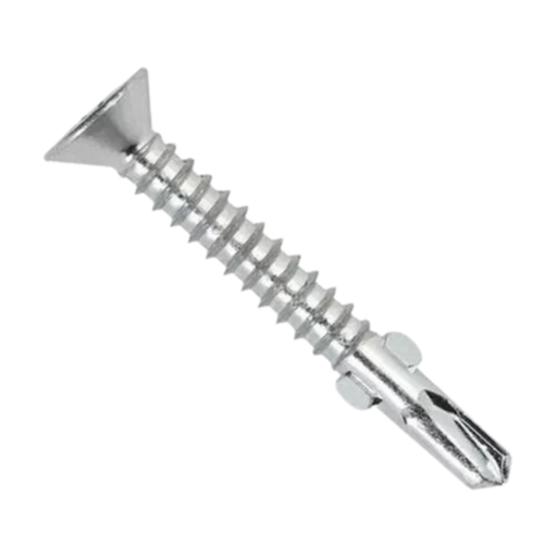 [102579] Tornillo T2 PM Alas Galvanizado P/Fibro 8´´ x 1 1/4´´ (32mm) x 100 UN Descontinuado