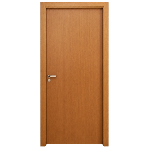 [102354] Puerta Interior Lisa Madera 75 x 2.03m Linea Brasil Armada Derecha