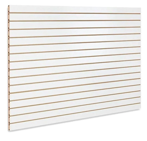 [102349] Tabla Ranurada Melaminco Slotwall 18 mm x 2.6m x 1.83m