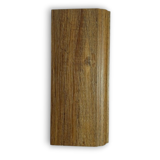 [102321] Zocalo PVC 15mm x 80mm x 2,4m Simil Madera 6045-1