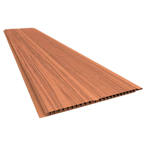 [102297] PVC Cielo Raso Cedro Terracota - Plasbil 7mm x 20cm x 6m - L26 Cerejeira