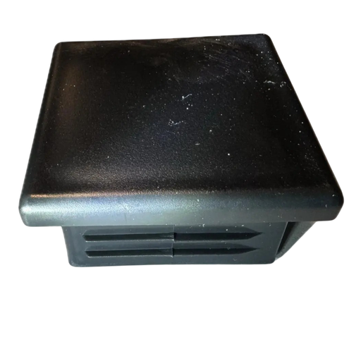 [102271] Tapa PVC Plana Para Caños 50 x 50mm - Negra