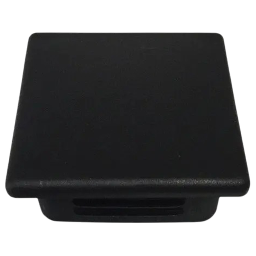 [102270] Tapa PVC Plana Para Caños 40 x 40mm - Negra