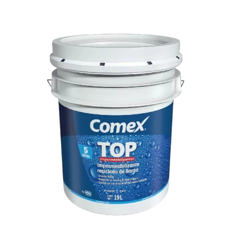 [102250] TOP Reciclado Llantas Blanco 19L Comex 5 Años 