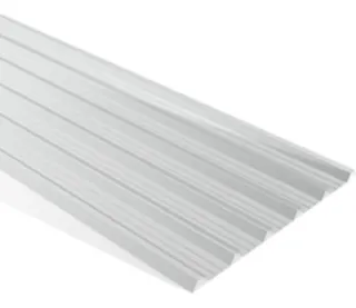 [102163] Chapa Techo + Poliuretano 30mm + Folio MTF - Blanco Ancho 1m