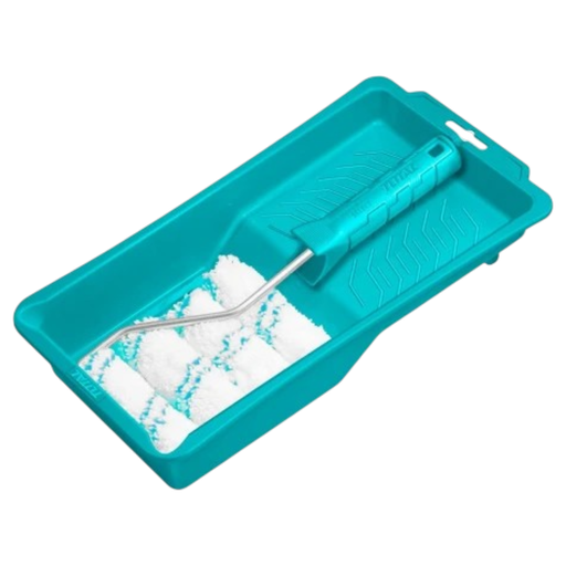 [102051] Set Bandeja P/Pintor Rodillo Fibra 6 x 100mm - Total